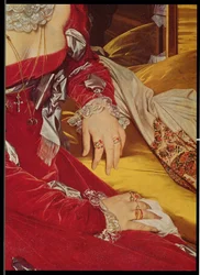 Madame de Senonnes, (Detail) 1814-16